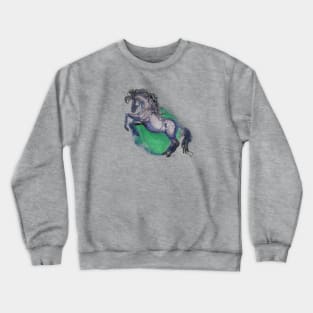 Dapper Dapple Gray Horse Crewneck Sweatshirt